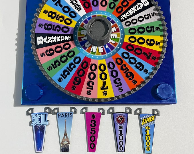 Deluxe Wheel of Fortune Wheel Set - www.facebook.com/AandM3DPrints/