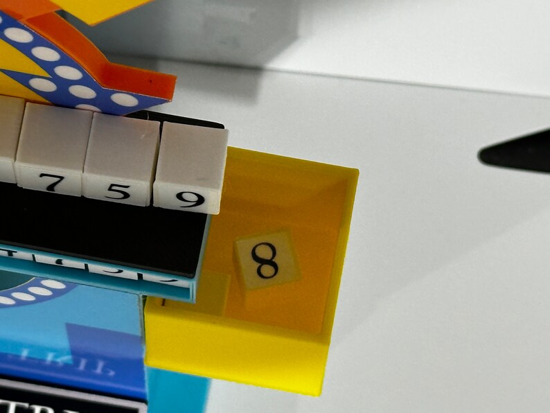 The Price is Right push Over Pricing Game 8 Inches High X 6 Inches Wide