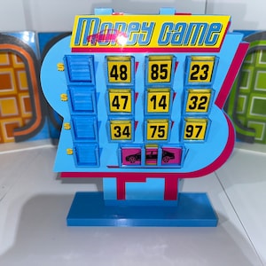The Price is Right MONEY GAME Pricing Game - 7 inches tall and over 6 inches wide - www.facebook.com/AandM3DPrints/ www.makngames.com