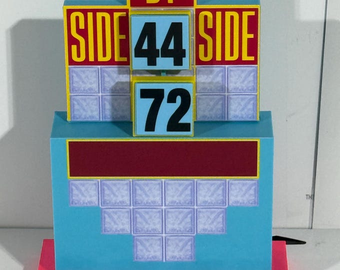 The Price is Right Side By Side Pricing Game - 7 in. tall and 5 in. wide - www.facebook.com/AandM3DPrints/ www.makngames.com