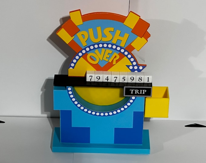 The Price is Right "Push Over" Pricing Game - 8 inches high x 6 inches wide x 2 inches widewww.facebook.com/AandM3DPrints/ www.makngames.com