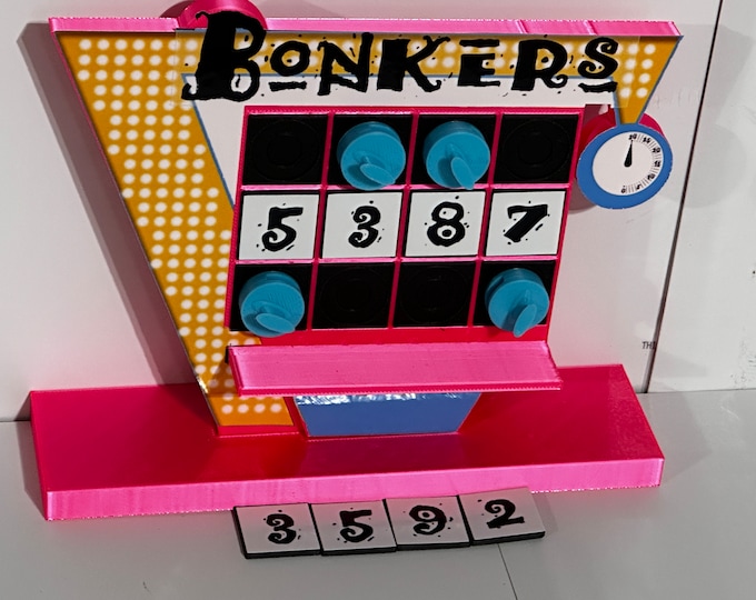 The Price is Right "Bonkers" Pricing Game - 7 inches long x 6 inches high x 2 inches wide -www.facebook.com/AandM3DPrints/ www.makngames.com