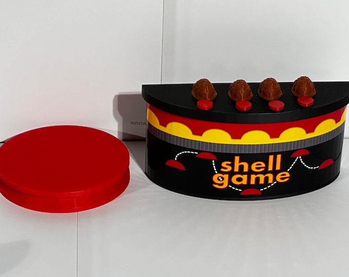 The Price is Right "Shell Game" Pricing Game - 8 in long x 3.5 in high x 2.5 inches wide - www.facebook.com/AandM3DPrints/ www.makngames.com