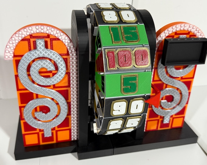 2008-2022 Price is Right Ultimate 3D Wheel Spinner Showcase Showdown - 9 inches  x 11 inches x 8 inches deep