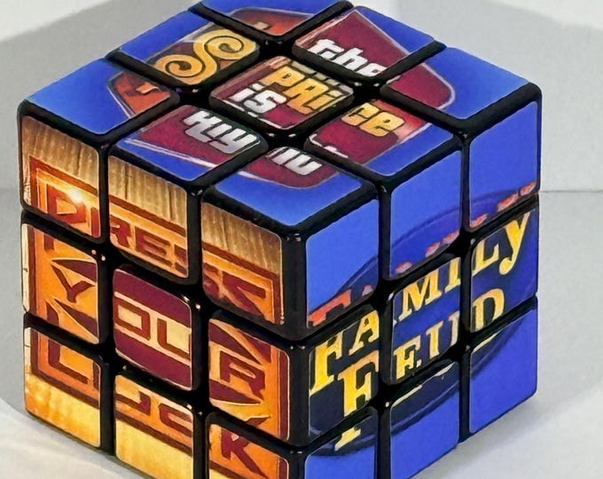 Game show Rubik's Cube Price is Right, Wheel of Fortune, Family Feud, Jeopardy, Deal or No Deal, Press Your Luck www.makngames.com