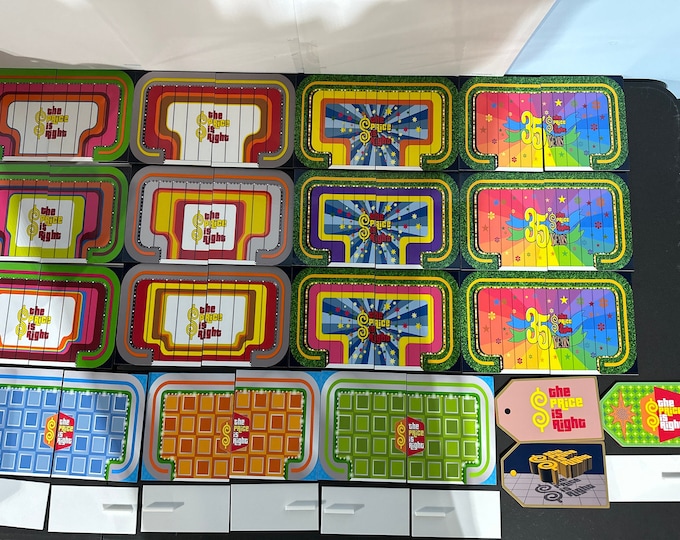 The Price is Right Big Doors and Big Tags - Door set 6.5 in. high x 10.5 total in. - www.facebook.com/AandM3DPrints/ www.makngames.com