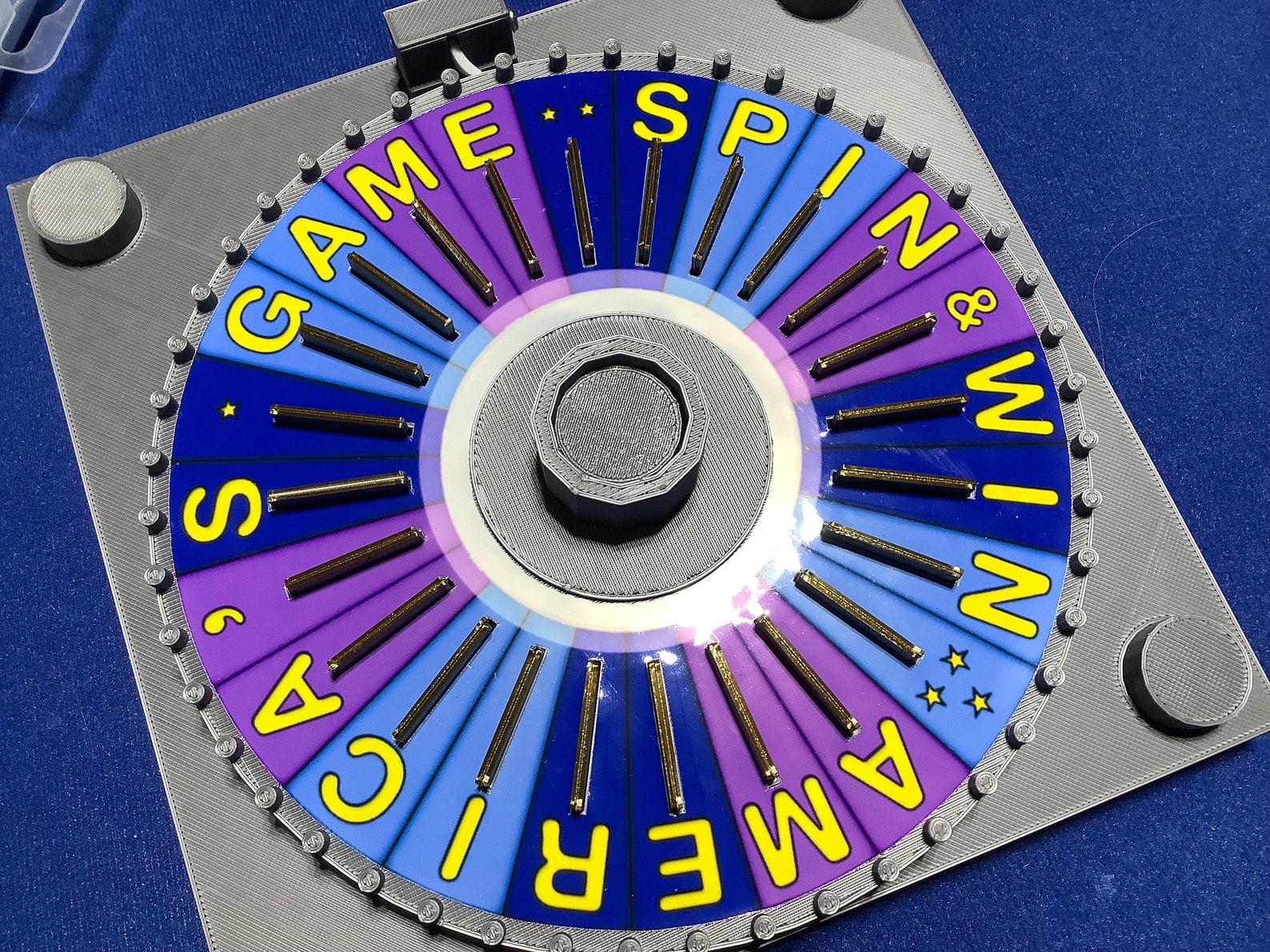 Mini Bonus Wheel Wheel of Fortune BONUS ROUND Wheel Spinner - Wheel is 6.73 Inches ...