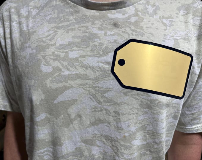 The Price is Right Replica Name Tags sticker - 3 inches x  5.5 inches www.facebook.com/AandM3DPrints/ www.makngames.com