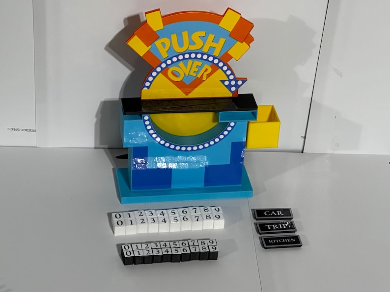 The Price is Right push Over Pricing Game 8 Inches High X 6 Inches Wide