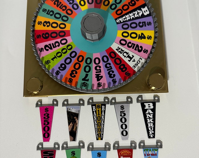 1996-1998 Era Wheel of Fortune Board Game Wheel Spinner - www.facebook.com/AandM3DPrints/ www.makngames.com