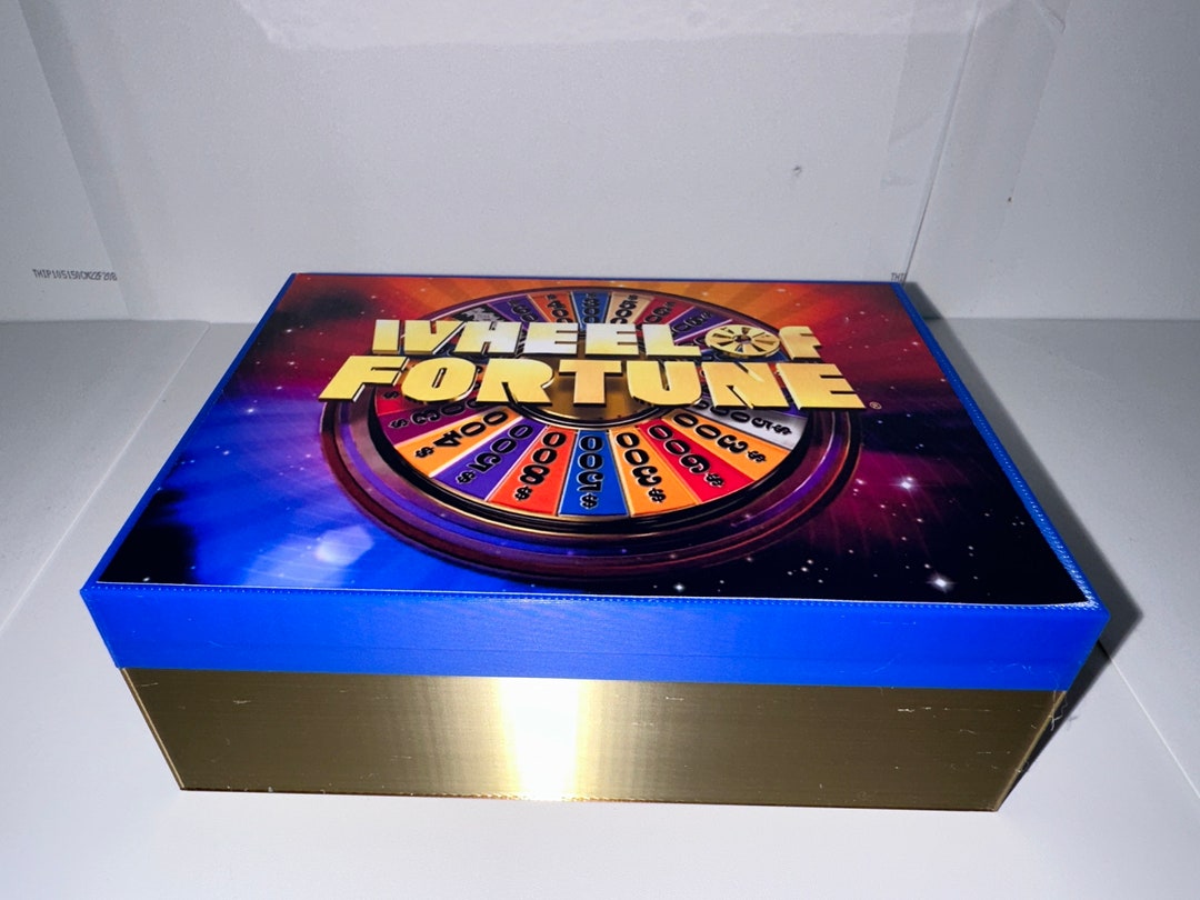 Wheel of fortune wedge storage box www makngames etsy