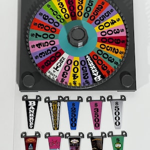 1998-1999 Era Wheel of Fortune Board Game Wheel Spinner - wheel itself is 6.73 -www.facebook.com/AandM3DPrints/ www.makngames.com