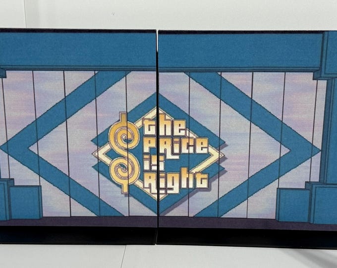 The Price is Right Big Doors 1994 Nighttime -  6.5 inches high x 12.5 total inches wide - www.facebook.com/AandM3DPrints/ www.makngames.com
