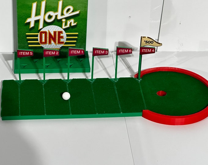 Price is Right "Hole in One" Pricing Game - 10 inches long x 4.5 in high x 4.5 in wide - www.facebook.com/AandM3DPrints/ www.makngames.com