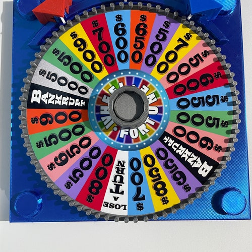 Deluxe Wheel of Fortune Wheel Set - Www.facebook.com/aandm3dprints