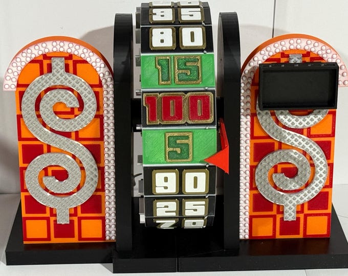 2008-2022 Price is Right Ultimate 3D Wheel Spinner Showcase Showdown - 9 inches  x 11 inches x 8 inches deep