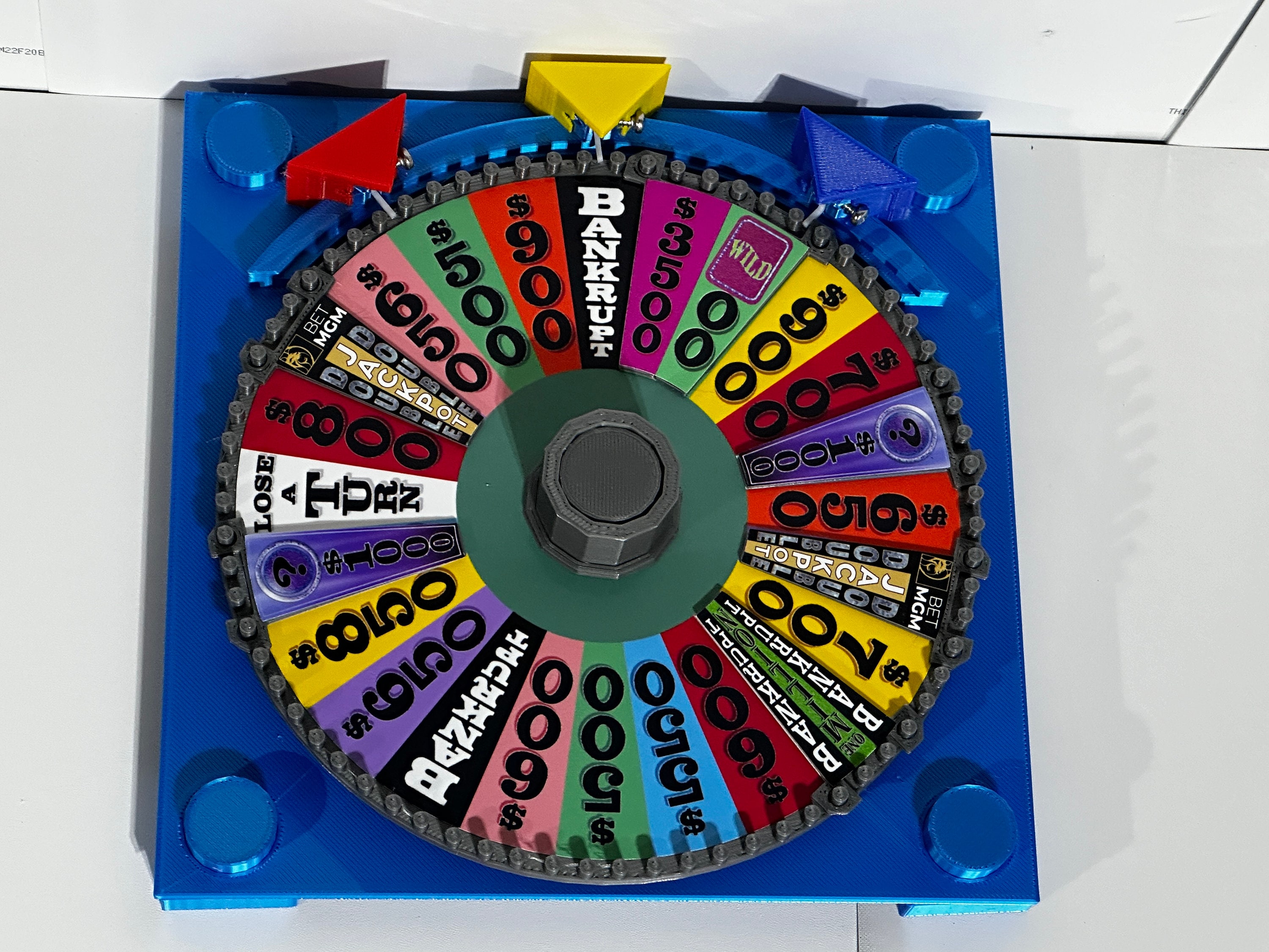 2024 BET MGM Wheel of Fortune Board Game Wheel - Wheel 2024 BET MGM Wheel of Fortune Board Game Wheel - Wheel