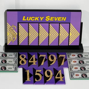 Priset är rätt Lucky Seven-prissättningsspel - 20 cm långt x 12,5 cm högt x 3,8 cm brett - https://www.facebook.com/AandM3DPrints