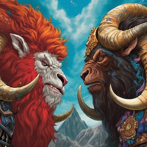 Minotaur Facing Minotaur C
