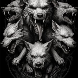 White and Black Cerberus