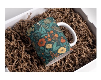 Wildblumen Cottagecore Mug Press Design (Digitaler Download)