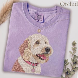 Comfort Colors Doodle DogShirt |  | Printed Embroidery Look Tee | Doodle Mama | Labradoodle Cockapoo Golden Doodle Lover | Doodle Dog Mom