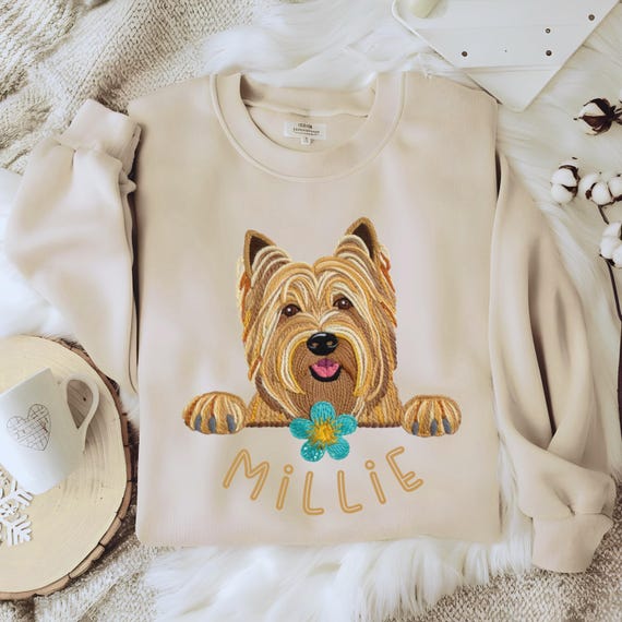Sudadera personalizada de Highland Terrier, suéter para mamá de