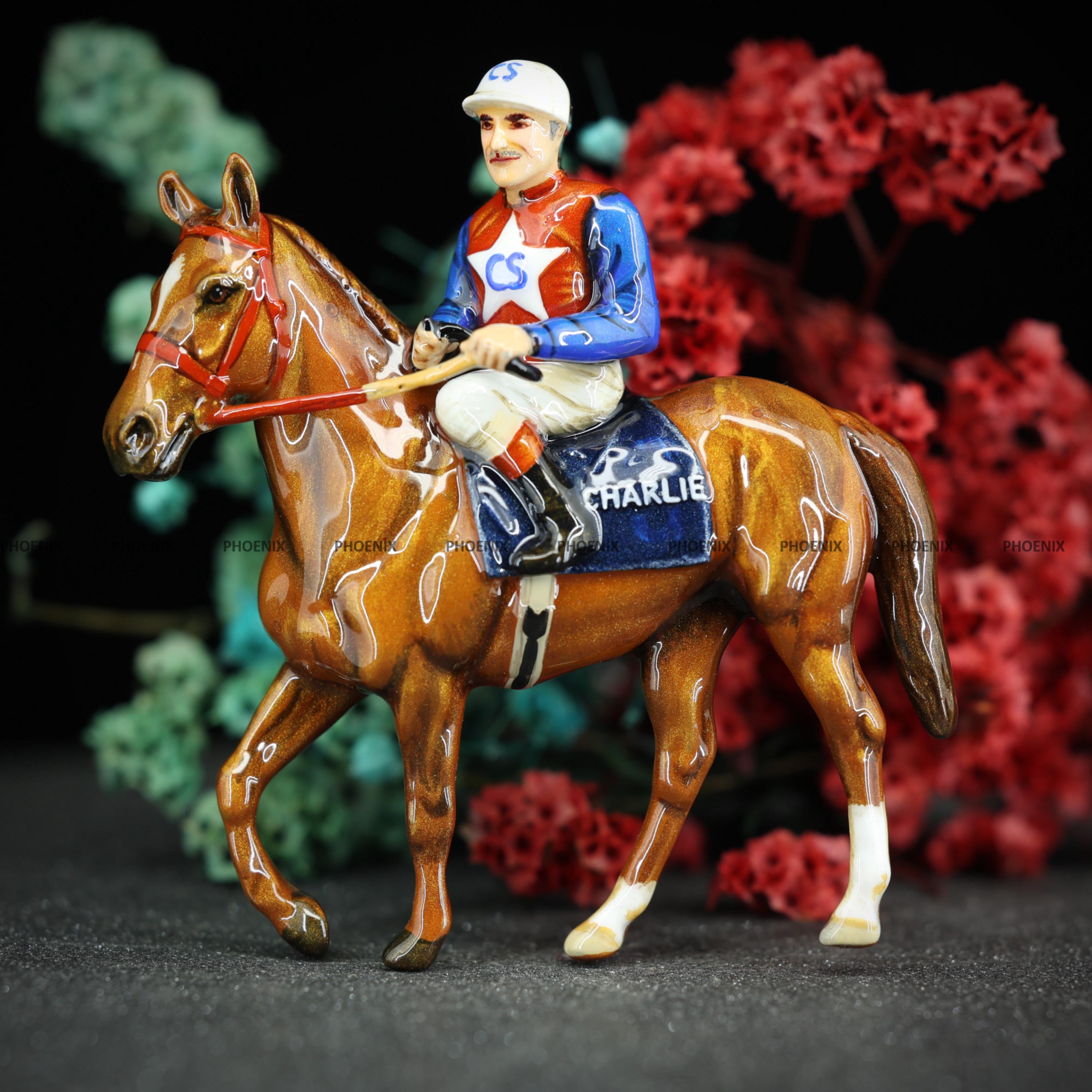 アイスアウトホース＆ジョッキーペンダント | ヒップホップ乗馬