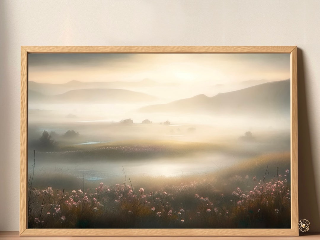 Ethereal Landscape Printable Wall Art Extra Large Nature Wall Etsy