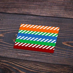 T568B Ethernet Wiring Sticker Flag - Cable Color Code Vinyl Decal - Geeky IT Decor - Meme Tech Gift for Network Engineers, Admin, Installer