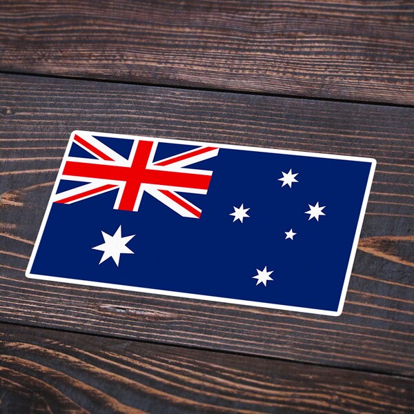 Australia Flag Decal Etsy