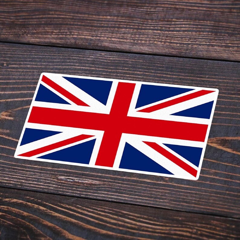 Union Jack Sticker - Great Britain Flag Vinyl Decal - UK United Kingdom ...
