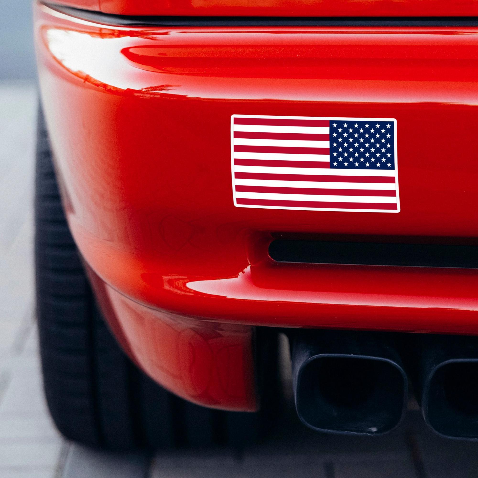 Reverse American Flag Sticker - Backwards US Stars and Stripes ...