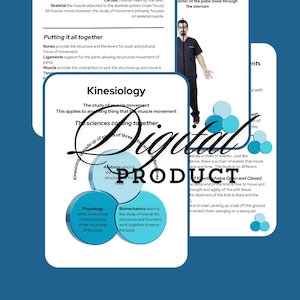 Learn Basic Kinesiology with these digital pages full of information on Kinesiology