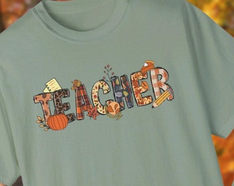 Fall Teacher Shirt: Comfort Colors Back to School Tee