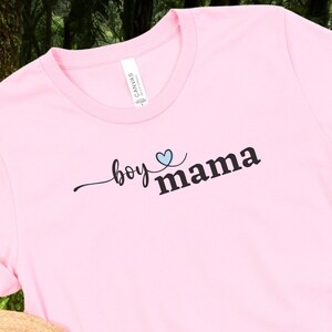Cute Boy Mama T-shirt, Shirt For Mom, Mothers Day Gift, Blessed Boy Mom Tee, Mama Shirt, Mom Life shirt, Gift For Mom, Women&#39;s Tee, Love Mom