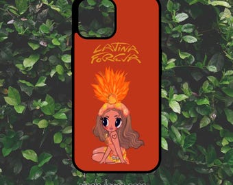 Capa para iPhone Karol G: Arte Tropicoqueta, capa de celular durável e chique