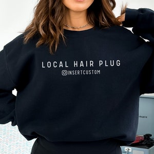 Personalized Hairstylist Sweatshirt, Custom Hairdresser Sweater, Custom Gift for Hairstylist, Cosmetology Grad Gift, Cosmetologist Crewneck
