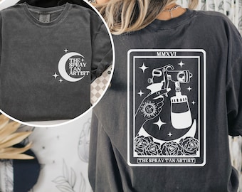 Spray Tan Artist Shirt, Spray Tan Tee, Gift for Spray Tan Artist, Tanning Salon Merch, Spray Tan Artist Gift, Oversized Tee, Comfort Colors