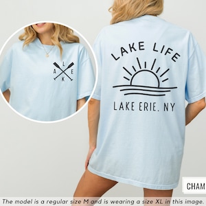 Custom Lake Life Shirt, Personalized Lake Tshirt, Lake House Gift, Lake Lover Shirt, Lake Camping Tshirt, Lake Vacation Tee, Summer Shirt