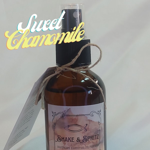 Sweet Chamomile Shake & Spritz Handmade Essential Oil Perfume