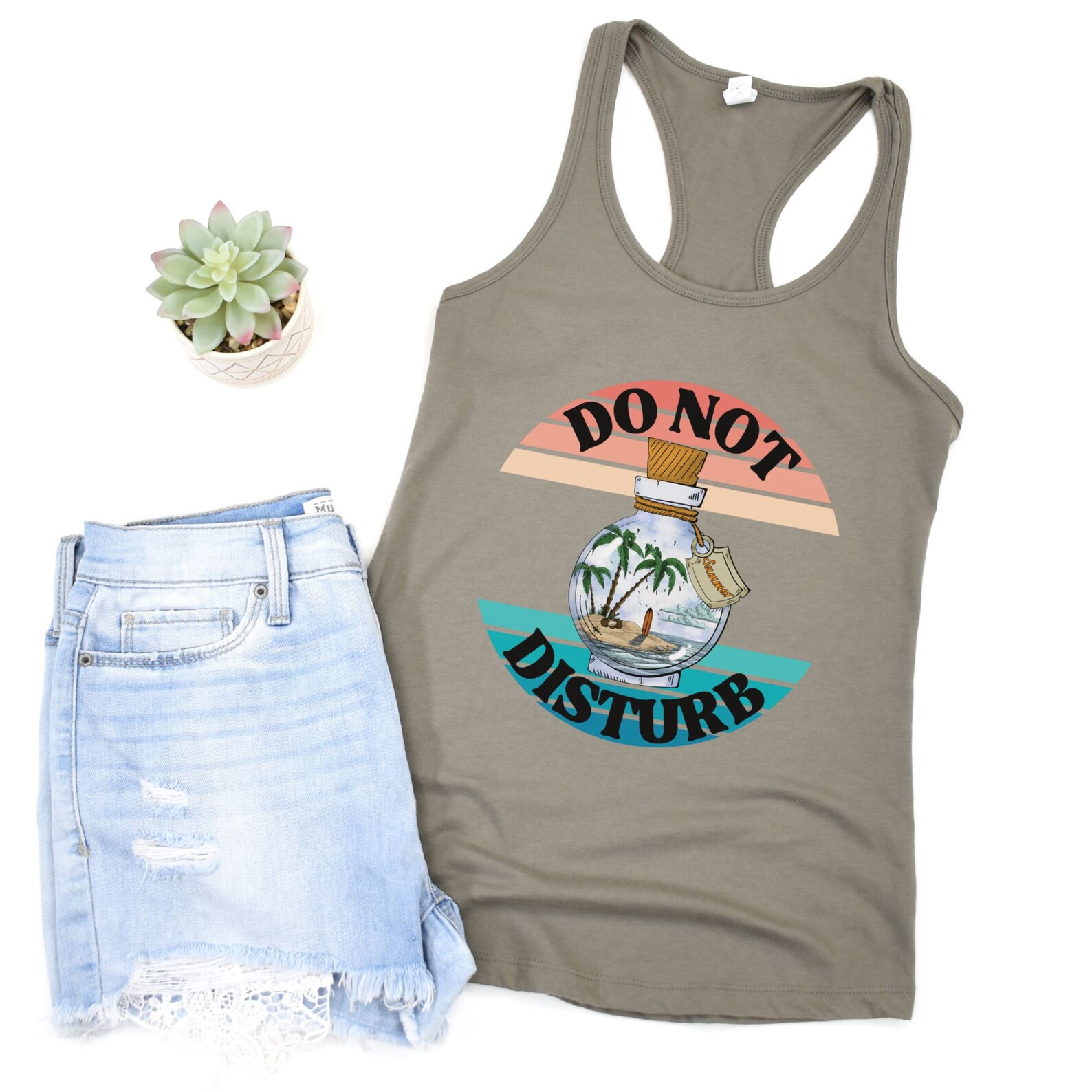 Do Not Disturb Tank Top, Summer Fun Tanks, Beach Tank Tops, Fun Summer ...