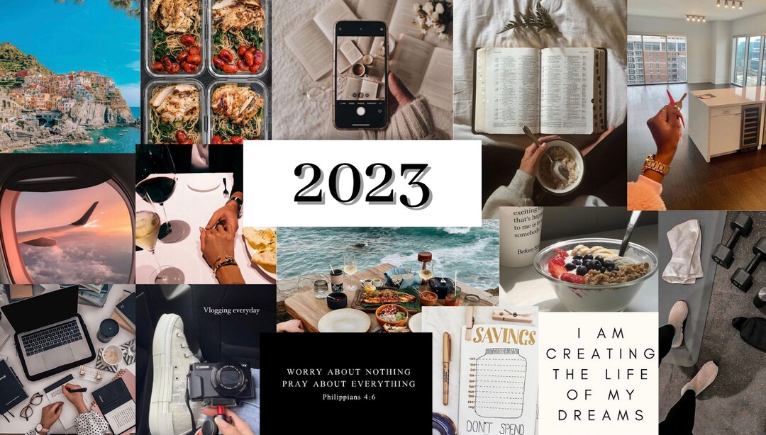 2023 Vision Board Etsy