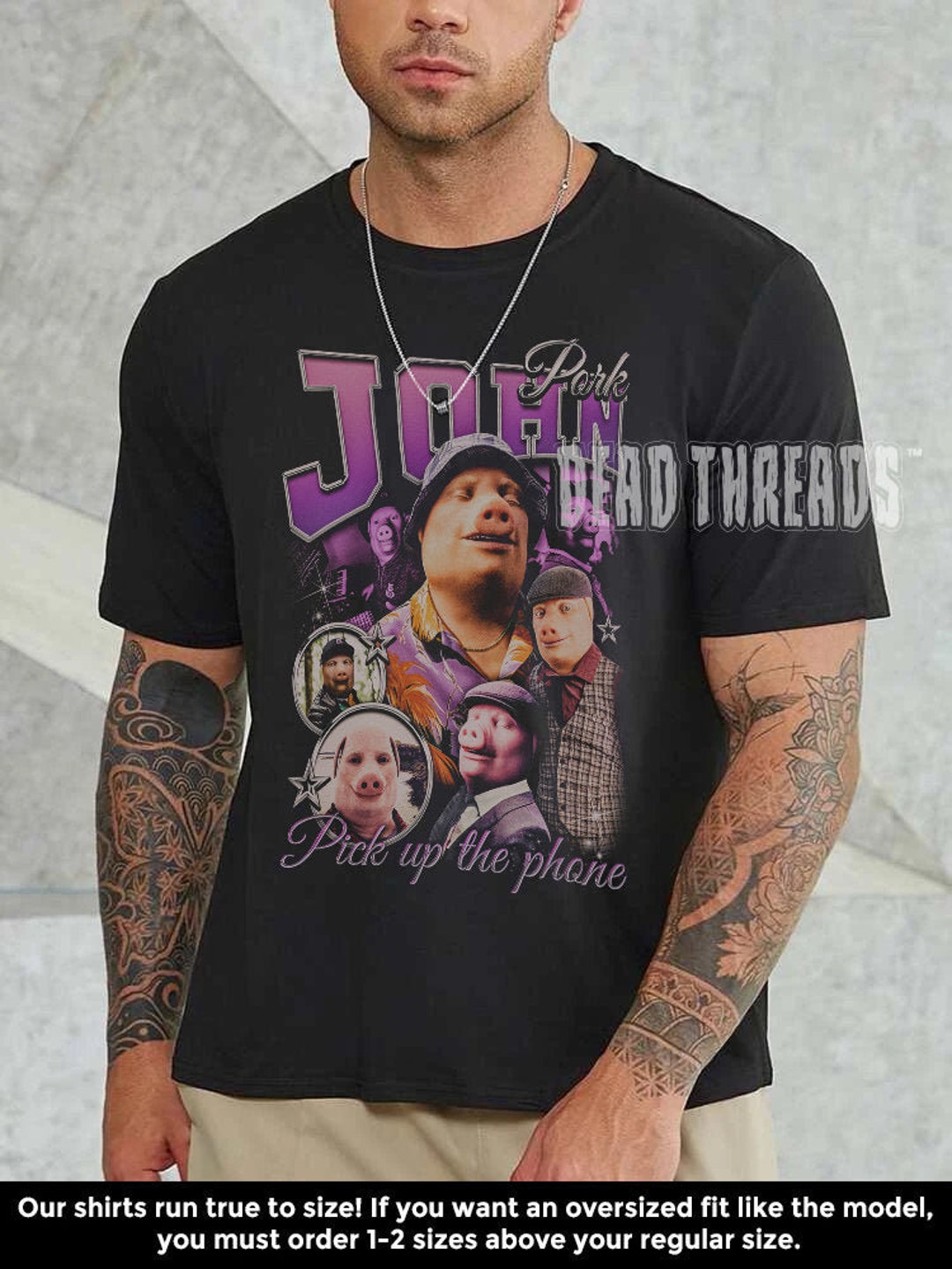 John Pork Shirt Funny Shirt Classic 90s Graphic Tee Unisex Etsy