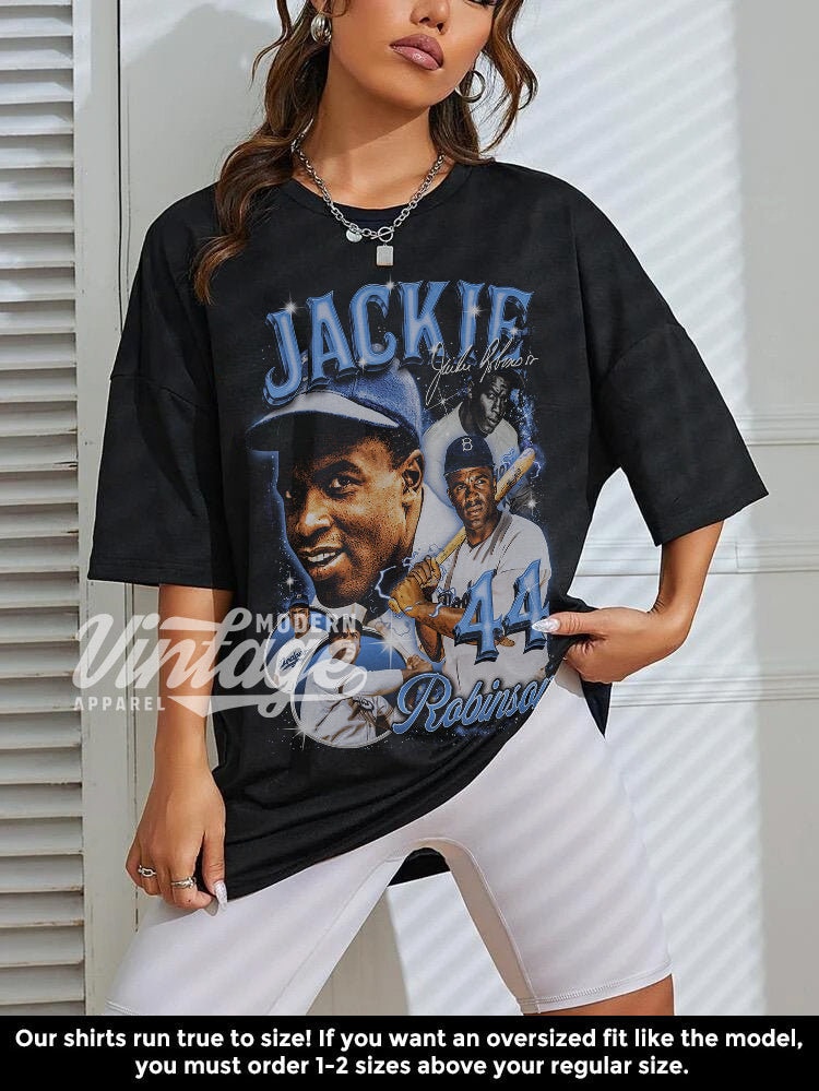 Jackie Robinson Vintage #42 Dodgers Majestic Throwback Jersey – thefuzzyfelt