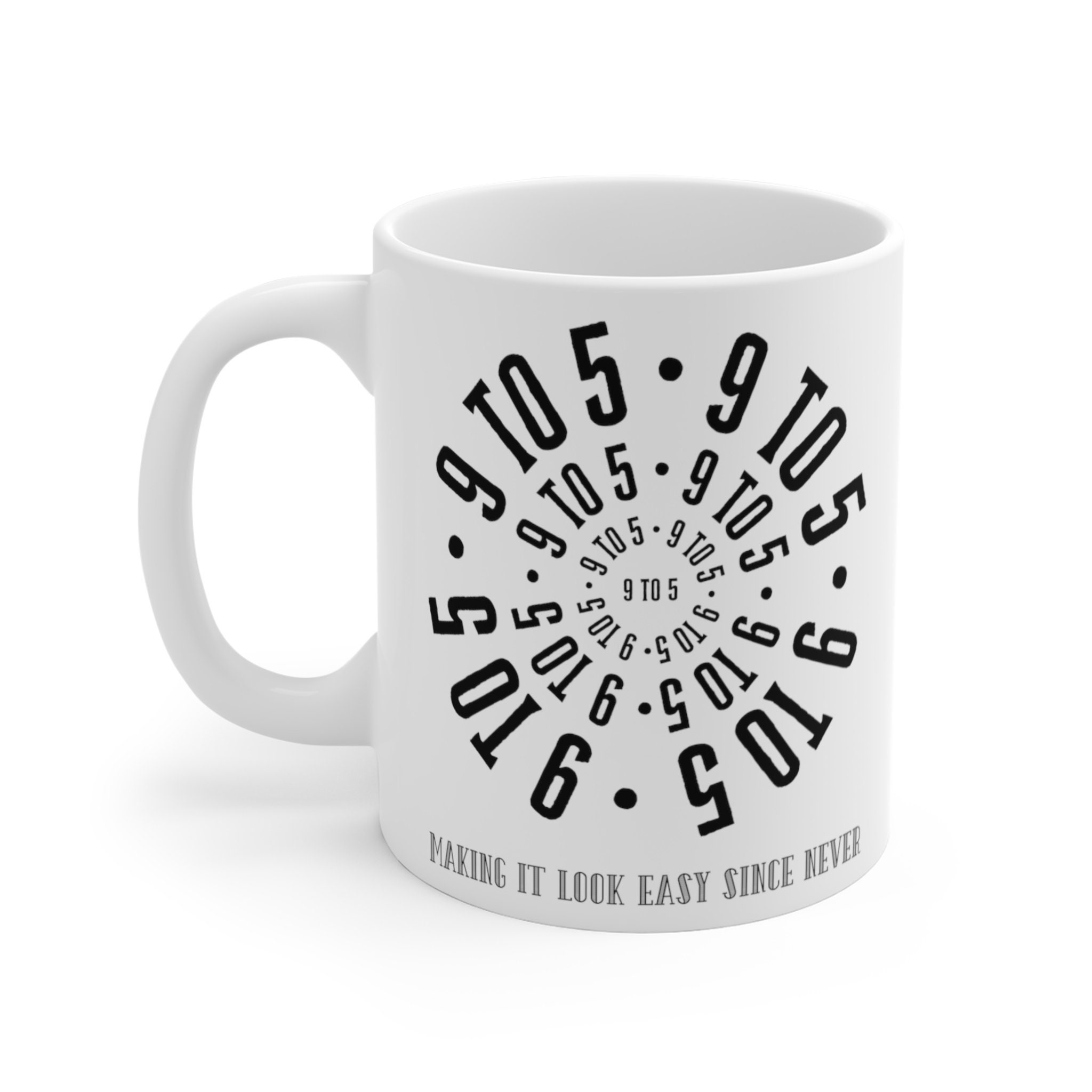9 to 5 Work Coffee Mug: Office Humor, Workday Fuel