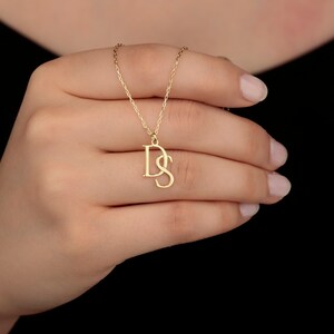 Custom Two Letter Necklace