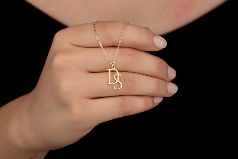 Custom Two Letter Necklace
