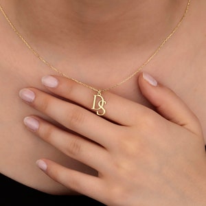 Double Letters Pendant