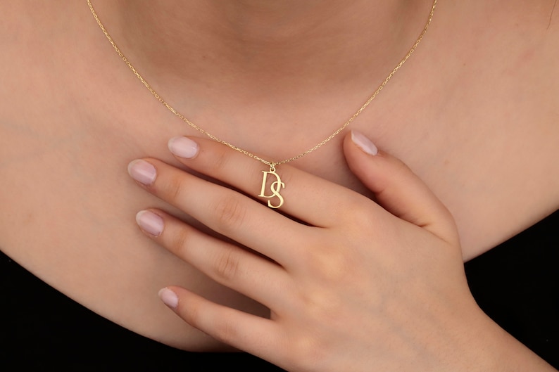 Double Letters Pendant